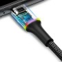 Baseus Halo Braided USB 2.0 to micro USB Cable Μαύρο 1m (CAMGH-B01)