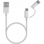 Xiaomi Regular USB to Type-C / micro USB Cable Λευκό 0.3m
