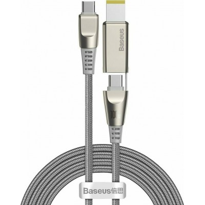 Baseus Braided USB to Type-C Cable Γκρι 2m (CA1T2-B0G)