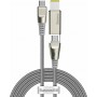 Baseus Braided USB to Type-C Cable Γκρι 2m (CA1T2-B0G)