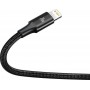 Baseus Braided USB-C to Lightning / Type-C / micro USB Cable Μαύρο 1.5m (CAMLT-SC01)