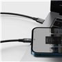 Baseus Braided USB-C to Lightning / Type-C / micro USB Cable Μαύρο 1.5m (CAMLT-SC01)