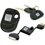 Volte-Tel Keychain Apple iPhone 4G/4S VCD-04 USB to 30-Pin Cable Μαύρο 0.1m (8094255)