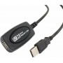 Powertech USB 2.0 Cable USB-A male - USB-A female 10m (CAB-U041)