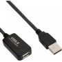 Powertech USB 2.0 Cable USB-A male - USB-A female 10m (CAB-U041)