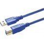 MediaRange USB 3.0 Cable USB-A male - USB-B male 3m (MRCS149)