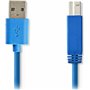 Nedis USB 3.0 Cable USB-A male - USB-B male 2m (CCGP61100BU20)