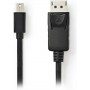 Nedis Cable mini DisplayPort male - DisplayPort male 1m (CCGP37400BK10)