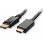 Powertech Cable DisplayPort male - HDMI male 1m (CAB-DP026)