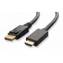 Powertech Cable DisplayPort male - HDMI male 2m (10260)