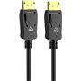 Powertech Cable DisplayPort male - DisplayPort male 3m Μαύρο (CAB-DP051)
