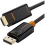 Cabletime Cable DisplayPort male - DisplayPort male 4k/60Hz 3m Μαύρο