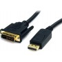 Powertech Cable DVI-D male - DisplayPort male 1m (CAB-DVI006)