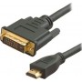 Powertech Cable DVI-D male - HDMI male 10m (CAB-H046)