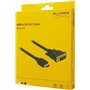 DeLock Cable DVI-D male - HDMI male 2m Μαύρο (85654)