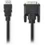 Nedis Cable DVI-D male - HDMI male 3m (CCGP34800BK30)