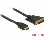 DeLock Cable DVI-I male - HDMI male 1m (85652)
