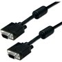 Powertech Cable VGA male - VGA male Μαύρο 20m (CAB-G010)