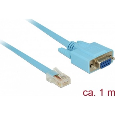 DeLock Καλώδιο RJ45 male σε RS232 9-pin female 1m