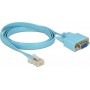 DeLock Καλώδιο RJ45 male σε RS232 9-pin female 1m