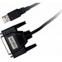 LogiLink Καλώδιο USB 2.0 σε RS232 25-pin female 1.5m