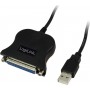 LogiLink Καλώδιο USB 2.0 σε RS232 25-pin female 1.5m