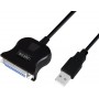 LogiLink Καλώδιο USB 2.0 σε RS232 25-pin female 1.5m