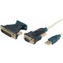 LogiLink Καλώδιο USB 2.0 σε RS232 25-pin male / RS232 9-pin male