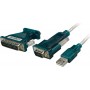 LogiLink Καλώδιο USB 2.0 σε RS232 25-pin male / RS232 9-pin male