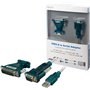 LogiLink Καλώδιο USB 2.0 σε RS232 25-pin male / RS232 9-pin male