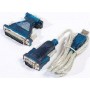 LogiLink Καλώδιο USB 2.0 σε RS232 25-pin male / RS232 9-pin male