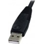 StarTech 4-in-1 USB DisplayPort KVM Switch Cable w/ Audio &amp Microphone 1.8m