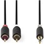 Nedis Cable 3.5mm male - RCA male 10m (CABW22200AT100)
