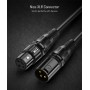 Cabletime Cable XLR male - XLR female Μαύρο 3m