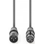 Nedis Cable XLR male - XLR female 20m (COTG15010GY200)