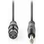 Nedis Cable XLR female - 6.3mm male 5m (COTH15120GY50)