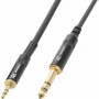 Power Dynamics Cable 6.3mm male - 3.5mm male 3m (CX82-3)