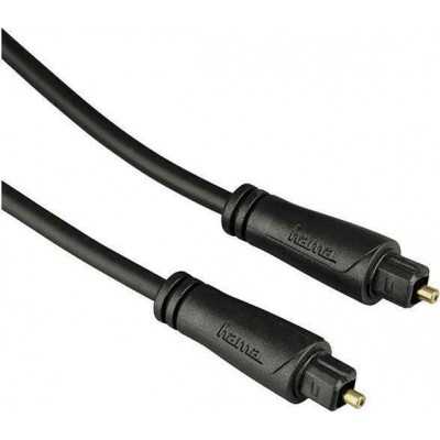 HAMA Optical Audio Cable TOS male - TOS male Μαύρο 1.5m (123214)