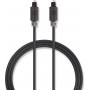 Nedis Optical Audio Cable TOS male - TOS male Μαύρο 1m (CABW25000AT10)