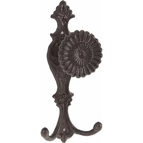 Inart Κρεμάστρα Τοίχου Μεταλλική 2 Θέσεων 6x9x20cm Inart Κρεμάστρα Τοίχου Μεταλλική 2 Θέσεων 6x9x20cm