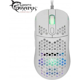 White Shark Galahad RGB Gaming Ποντίκι White White Shark Galahad RGB Gaming Ποντίκι White