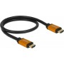 DeLock 85726 HDMI 2.1 Cable HDMI male - HDMI male 0.5m Μαύρο