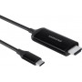 Samsung DeX Regular USB 2.0 Cable USB-C male - HDMI male Μαύρο 1.38m (DeX)