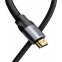 Baseus HDMI 2.0 Braided Cable HDMI male - HDMI male 1m ΜαύροΚωδικός: CAKSX-B0G 