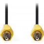 Nedis Cable Composite male - Composite male 10m (CVGP24100BK100)