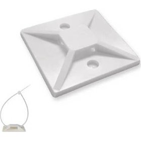 Benman Βάση Δεματικών 19x19mm 100τμχ Λευκό Benman Βάση Δεματικών 19x19mm 100τμχ Λευκό