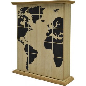 Ankor Κλειδοθήκη Τοίχου Ξύλινη Υδρόγειος Φυσικό 20x6x24cm Ankor Κλειδοθήκη Τοίχου Ξύλινη Υδρόγειος Φυσικό 20x6x24cm