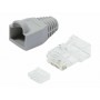 LogiLink Plug Connector Cat.6 RJ45 Unshielded Grey