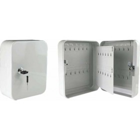 F.F. Group Κλειδοθήκη Τοίχου Μεταλλική 48 θέσεων Με Κλειδαριά 25x7.5x18cm F.F. Group Κλειδοθήκη Τοίχου Μεταλλική 48 θέσεων Με Κλειδαριά 25x7.5x18cm