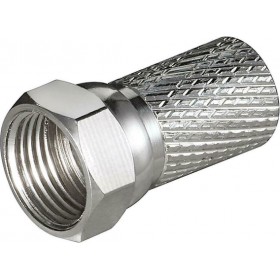 Goobay F-Connector male 10τμχ (51864) Goobay F-Connector male 10τμχ (51864)